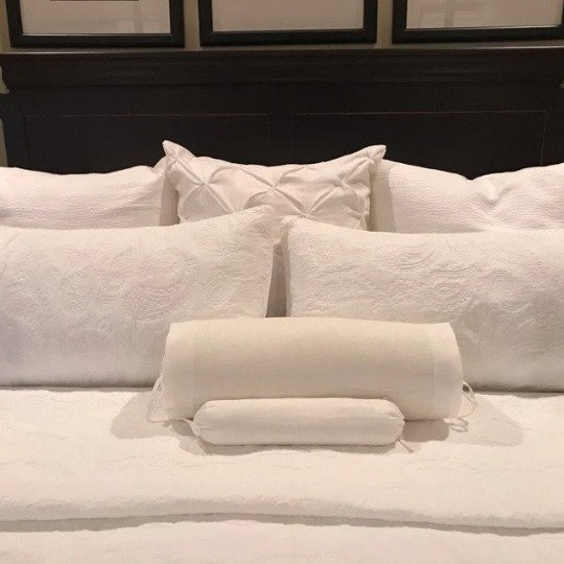 Bolster Neckroll PILLOW CASE COVER. for Round Bolster Etsy