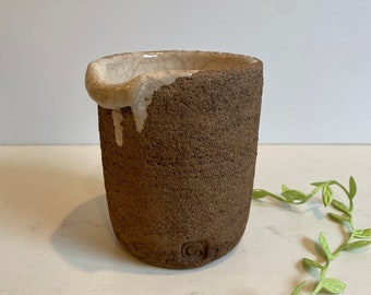 Hand Made Rough Textured Ceramic Creamer