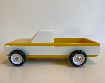 Quality, Well-Designed Yellow Toy Wooden Truck