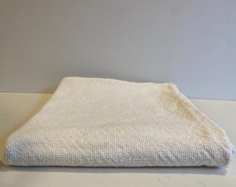 Large Bright White Cotton Pillow Cover