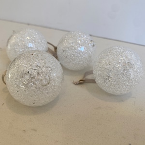 Adornos navideños de cristal con forma de globo de nieve
