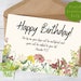 Printable Christian Birthday Card With Bible Verse Happy Birthday