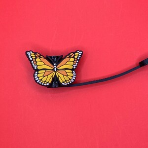 Copertura per cannuccia - Cannucce riutilizzabili (farfalla) immagine 2