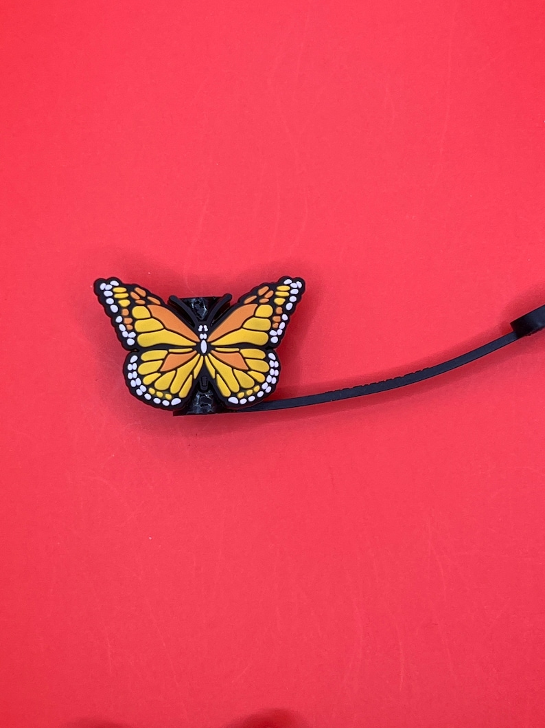 Copertura per cannuccia - Cannucce riutilizzabili (farfalla) immagine 2