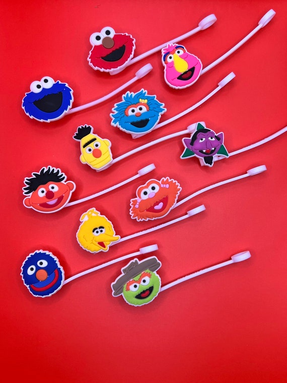 Sesame Street Straw Tips Straw Tip Covers 