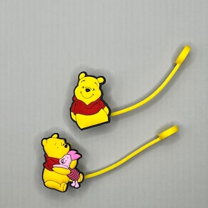 Winnie the Pooh straw tip covers