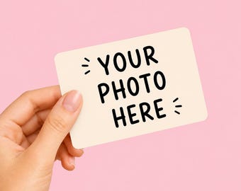 Custom Image Vinyl Sticker Overlay, Personalized Rectangle Vinyl Decal, Custom Photo or Design Sticker, Rectangle Shaped Overlay Sticker