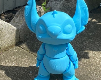 Articulated Stitch Figure - Poseable Disney Collectible Toy - Perfect Gift for Lilo & Stitch Fans - Detailed, Durable, and Fun for All Ages