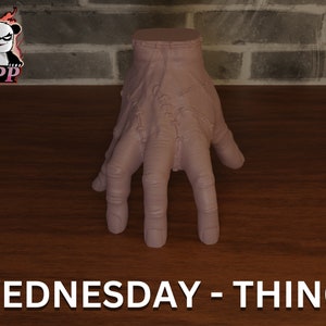 Wednesday Addams Thing Hand Prop | Inspired Novelty Item | Multiple Sizes and Colours AVAILABLE