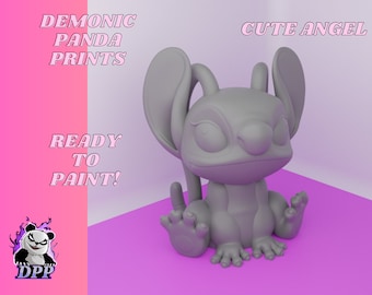 Angel - Lilo and Stitch - Unpainted - Ready to Paint - Gift for Him - Gift for Her - Painting Model