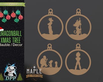 Dragon Ball Xmas Tree Bauble - Christmas Tree Decoration for Hanging on Your Tree - Perfect Gift or Accessory for This Winter - 3D Printed