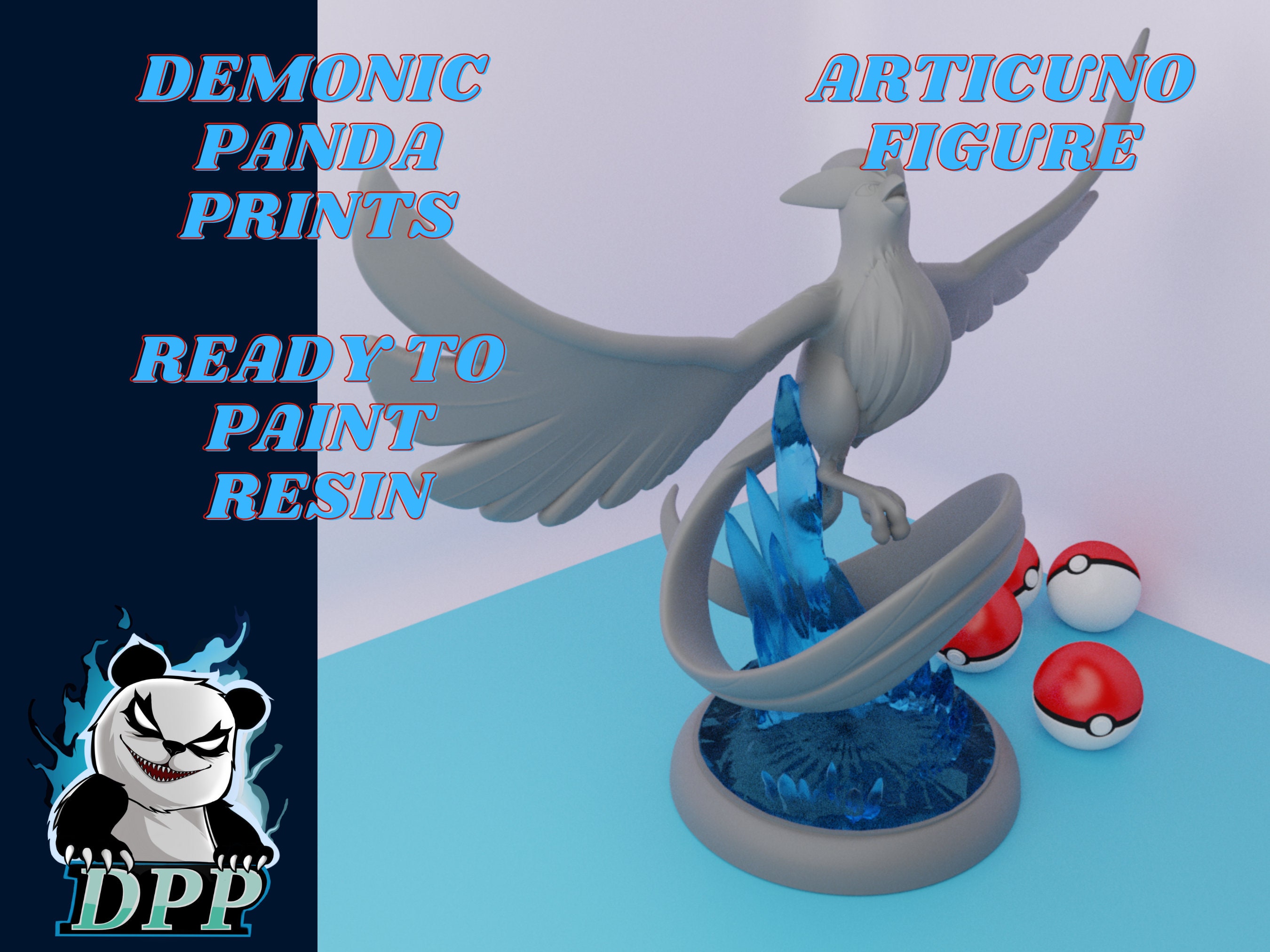 STL file GALARIAN ZAPDOS - FAN ART - POKEMON FIGURINE - 3D PRINT