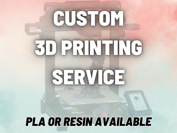 CUSTOM 3D Printing Service | PLA And Resin Prints Available ( Plastic Or Resin ) | High Quality, Quick Delivery | Pla Petg Tpu Resin