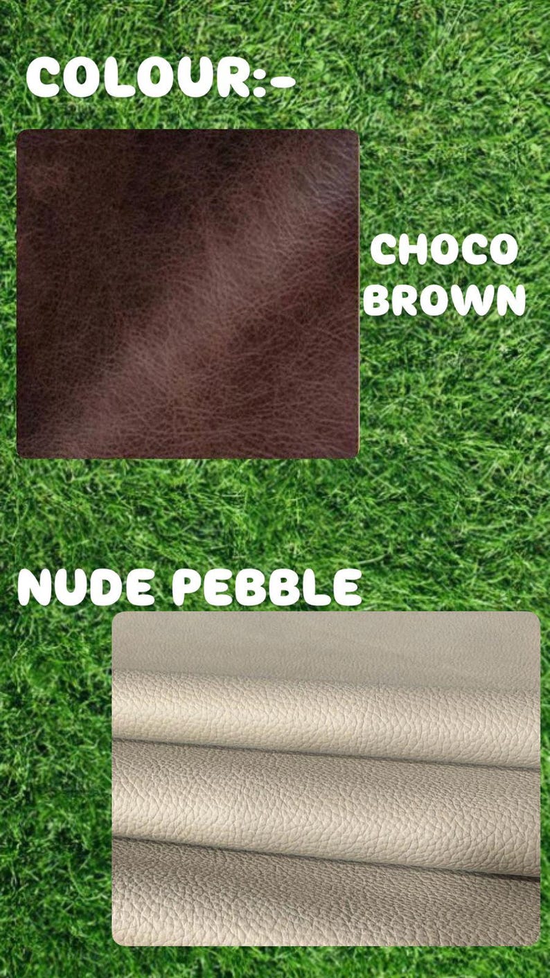 Customized Genuine Leather Bench Cushion Cover - Personalized image 10