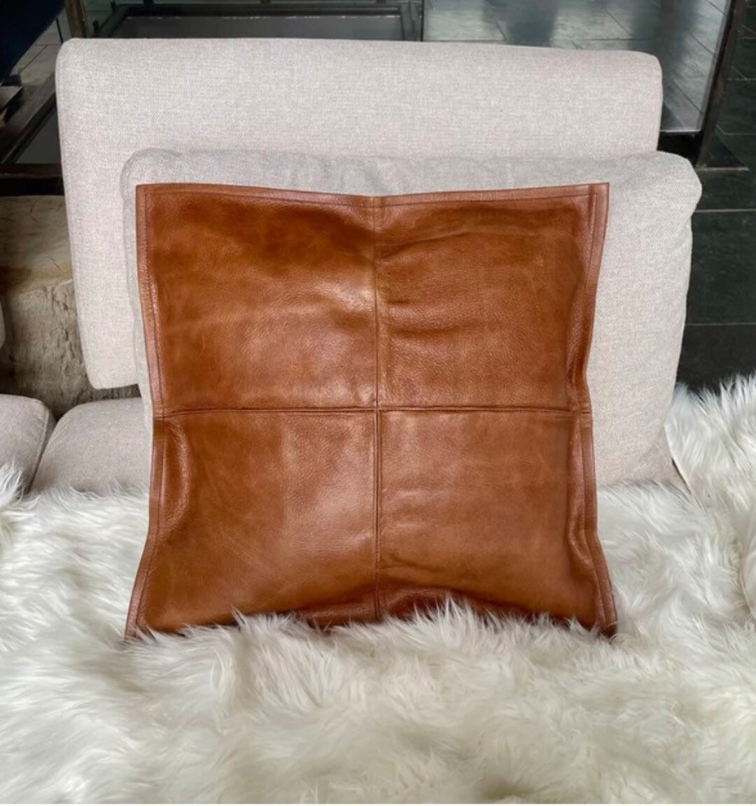 Custom Leather Pillow Cover,customized Throw Pillow Cushion Cover