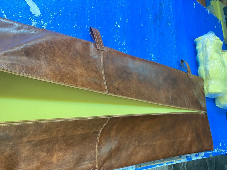 Customized Genuine Leather Headboard Cover Wall Hanging Etsy