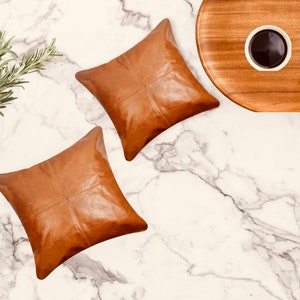 Leather Throw Pillow Etsy Singapore