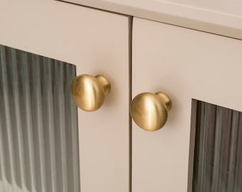 Vintage Gold Knob pulls, Solid Brass cabinet knobs, Dresser handle Cabinet Handle Pulls Knobs Wardrobe Handles Knob