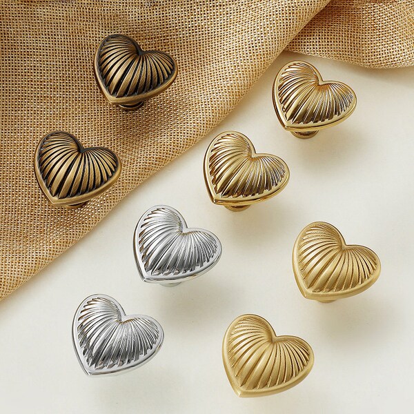Heart Knobs Etsy