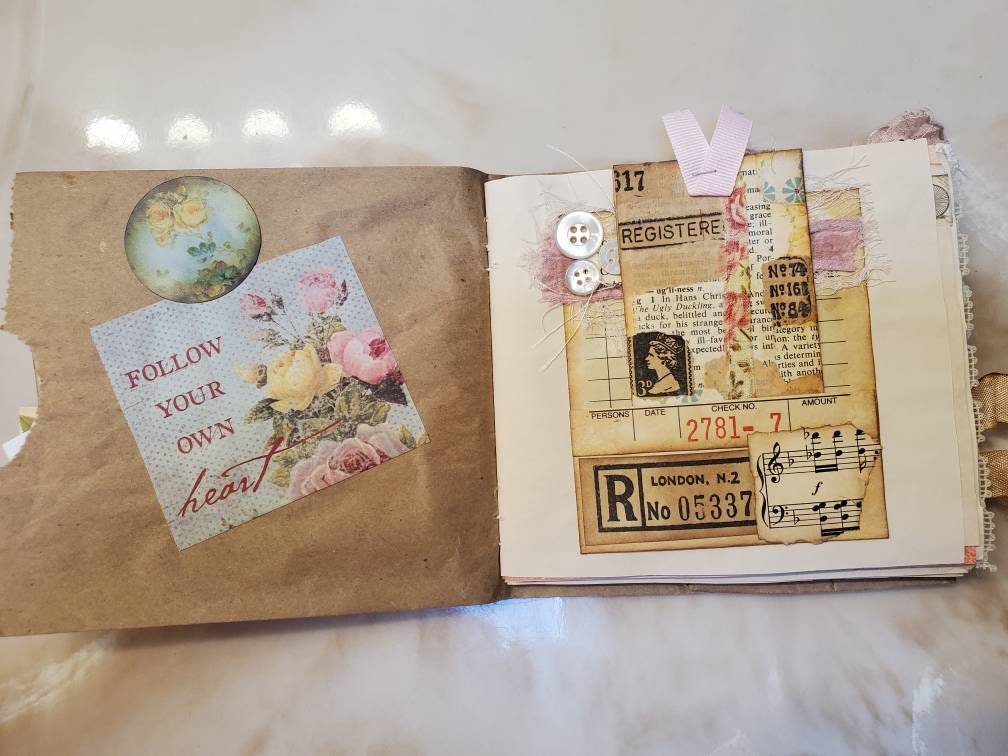 Paper Bag Junk Journal Ephemera Scrap Booking. Etsy