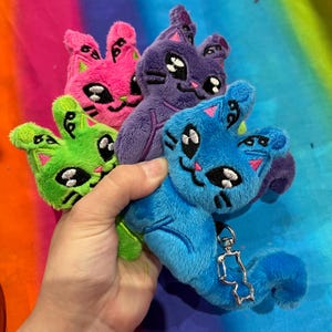 Alien Kitty Plush Keychain