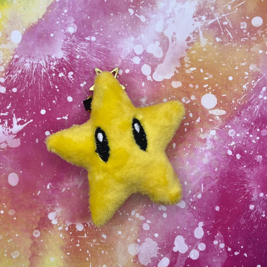 Star Plush Keychain - Etsy