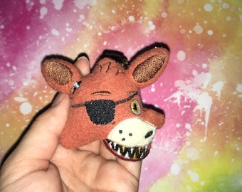 Foxy inspired Plush Keychain