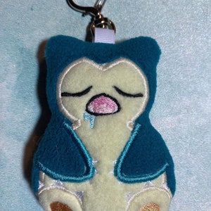 Snorlax inspired Keychain