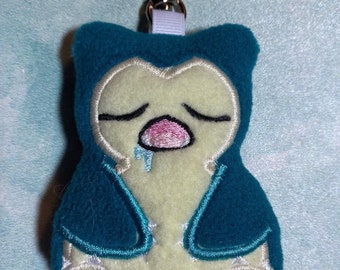 Snorlax inspired Keychain