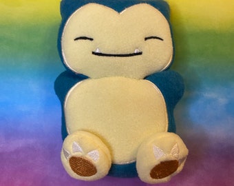 Snorlax inspired Plush