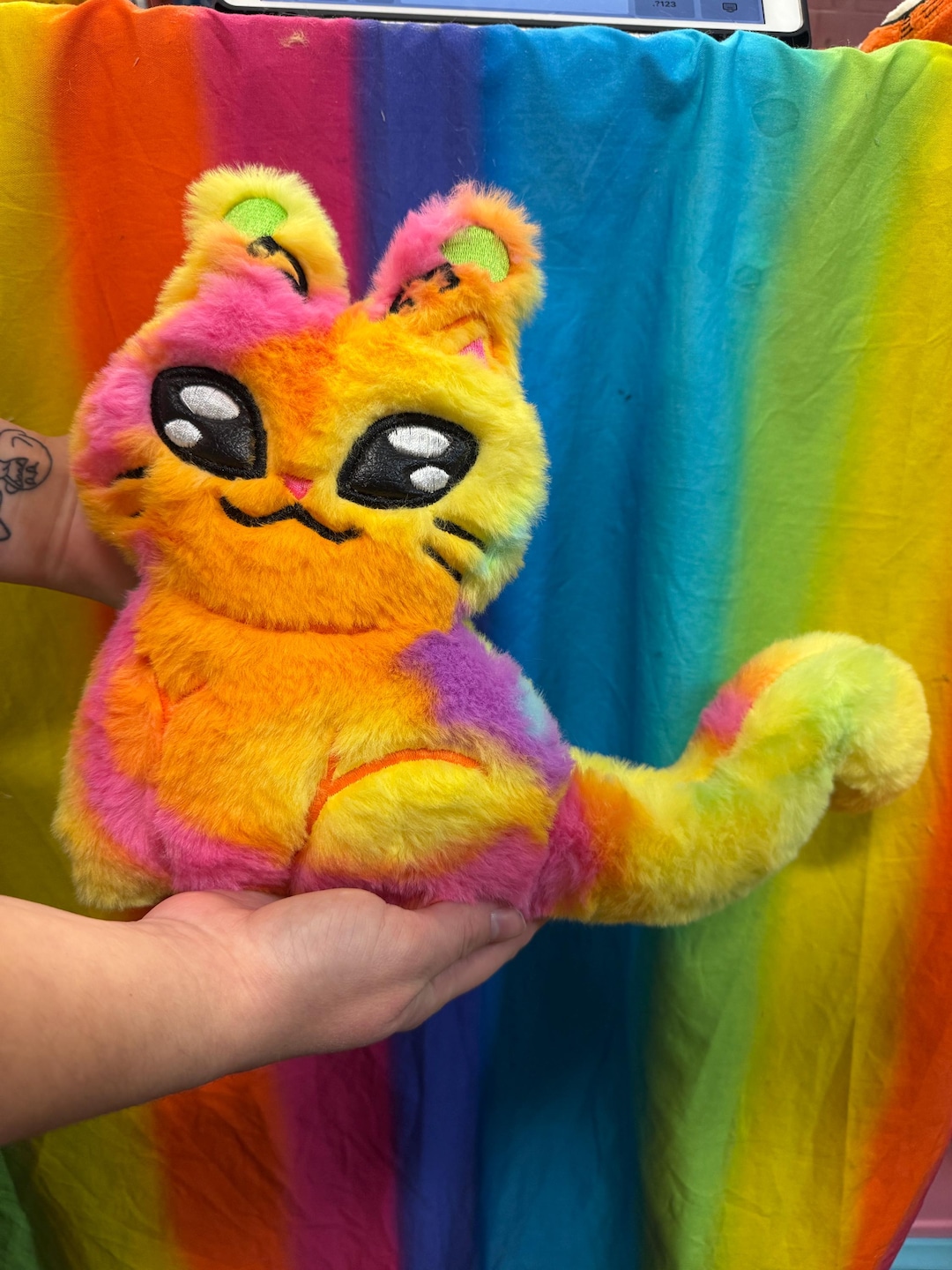 Fluffy Alien Kitty Plush - Etsy