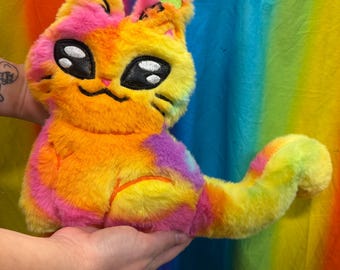 Fluffy Alien Kitty Plush