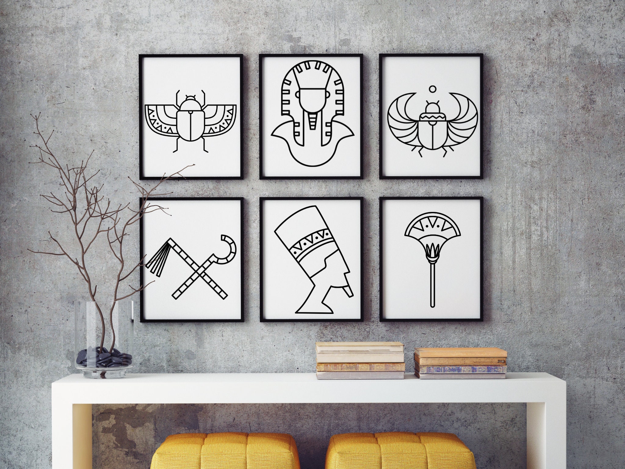 Ancient Egypt Bundle Svg, Digital File, Ancient Egypt Symbol Svg ...