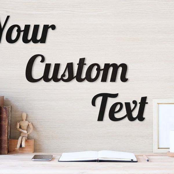 Metal Wall Words Etsy