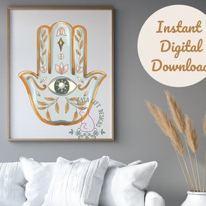 Hamsa Hand Svg, Hamsa hand of Fatima Amazighe Svg, Digital File, Evil Eyes Svg, Clip Art & Image Files, Hamsa Hand Png,Pdf,Jpeg