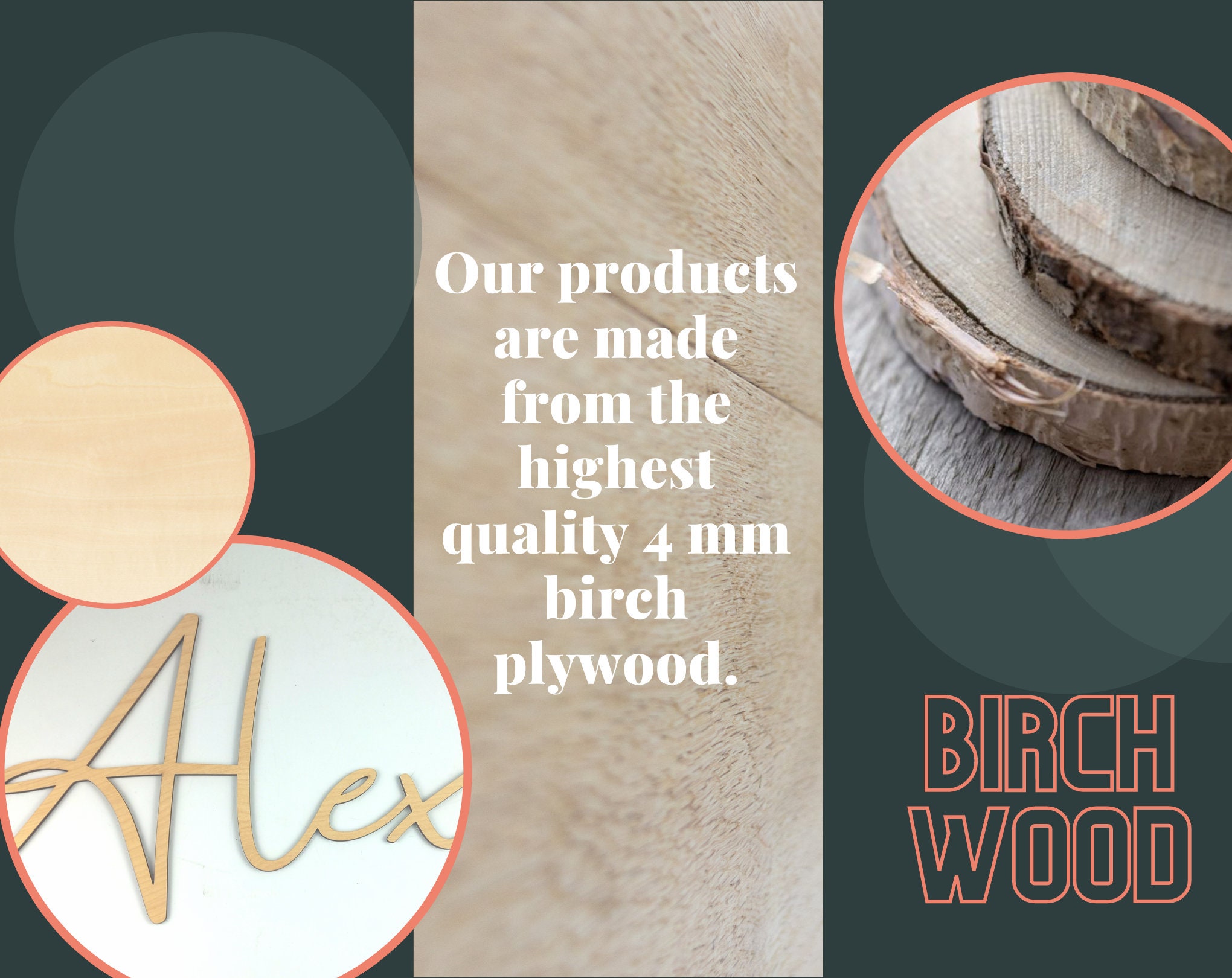 Custom Wood Words Personalized Wood Wall Decor Birch Wood Etsy