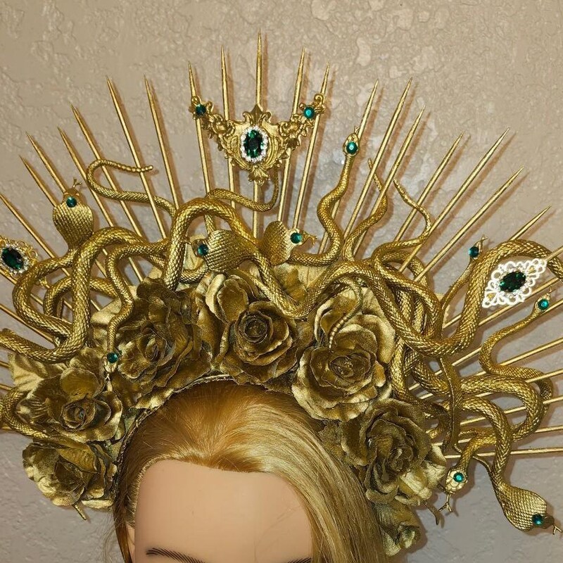golden headpiece