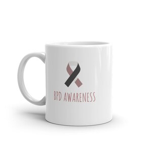 White BPD Awareness Glossy Mug