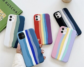 Rainbow Flag LGBT Pride Soft Phone Case Cover for iPhone 13 12 - Etsy