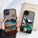 Phone Case Silicone for iPhone | Art - Landscape - Mountains 