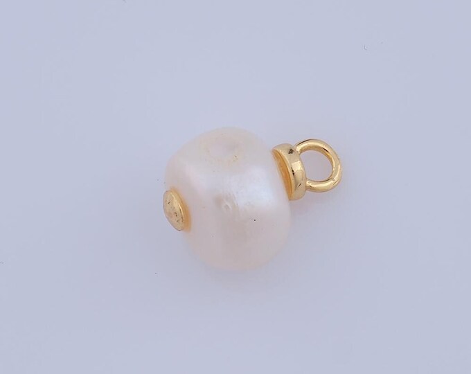 1 pcs Gold Round Pendant,18K Gold Filled Round Charm,Round Charm DIY Bracelet Necklace Jewelry Making Findings Supply