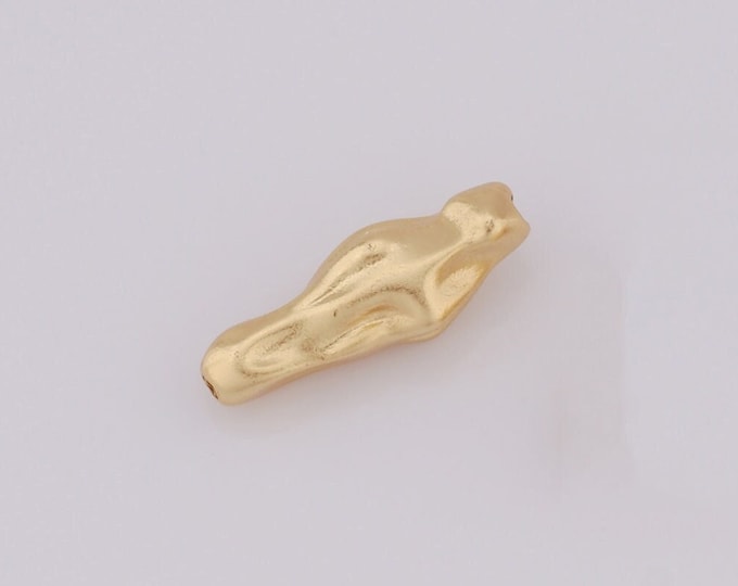 5 pcs 18K Gold Filled Irregular Spacer Beads,Irregular Beads,Irregular Beads for DIY Jewelry Making Findings Supply