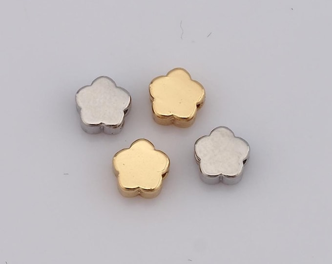 5 pcs 18K Gold Filled Star Spacer Beads,Star Beads,Star Beads for DIY Jewelry Making Findings Supply