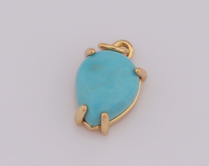 1 pcs Gold Oval Pendant,18K Gold Filled Oval Charm,Oval Charm DIY Bracelet Necklace Jewelry Making Findings Supply