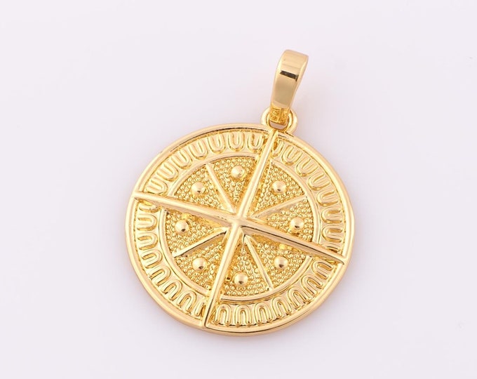 1 pcs Gold Polaris Pendant,18K Gold Filled North Star Charm,Polaris Charm DIY Bracelet Necklace Jewelry Making Findings Supply