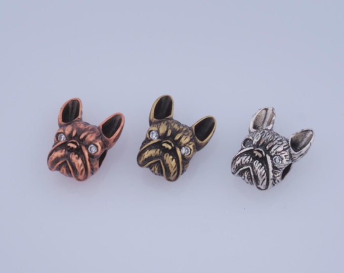 1 pcs 18K Gold Filled Dog Spacer Beads,Dog Beads,Dog Beads for DIY Jewelry Making Findings Supply