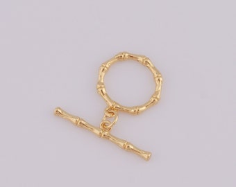 1 pcs 18K Gold Filled Necklace Clasp,Bracelet Clasp,OT Clasp,Jewelry Clasp,Bracelet Necklace for DIY Jewelry Making Supply