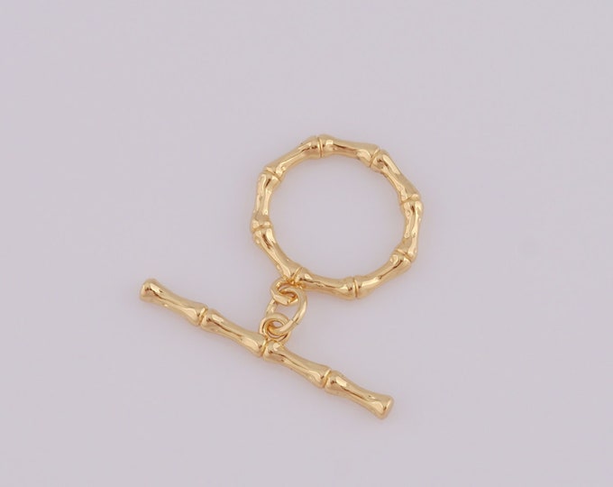 1 pcs 18K Gold Filled Necklace Clasp,Bracelet Clasp,OT Clasp,Jewelry Clasp,Bracelet Necklace for DIY Jewelry Making Supply