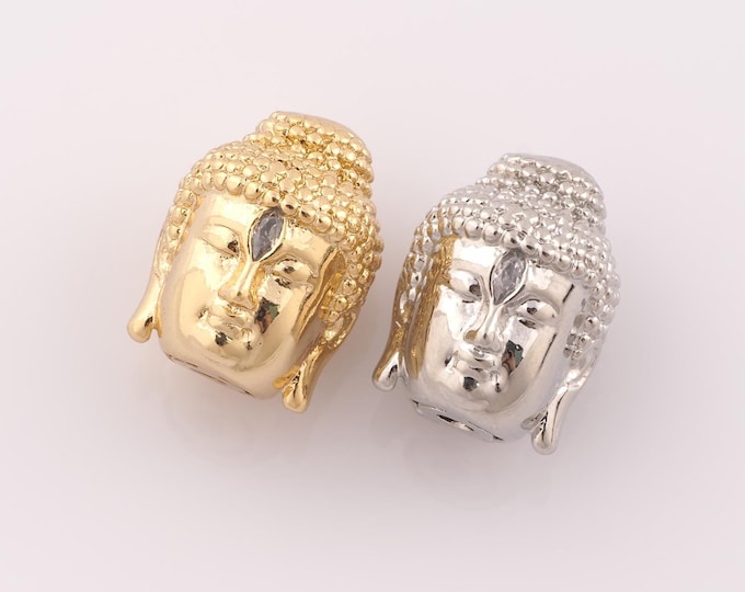 1 pcs 18K Gold Filled Buddhist Spacer Beads,Religion Beads,Buddhist Beads for DIY Jewelry Making Findings Supply