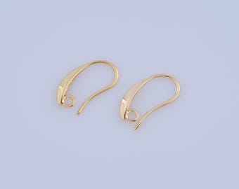 5 pair Gold Earhook Accessories,18K Gold Filled Earring Accessories,Ear Hook for DIY Earrings Jewelry Making Findings Supply